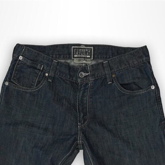 Levi's 514 Flap Pocket Jeans Men's 36x32 Y2K Dark Wash - Picture 3 of 6